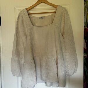 Madewell Square Neck Blouse